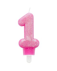 kerze_zahl_1_pink_glitzer_1