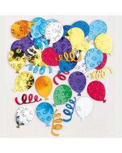 Konfetti Partyballons mehrfarbig Folie 14 g