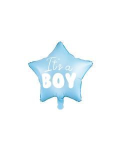 Ballon 'It's a Boy' in Sternform