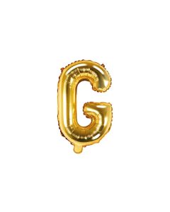 Folienballon Kleiner Buchstabe G in Gold