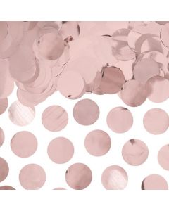 Konfetti Kreise in rosé-gold metallisch