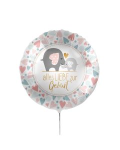 Ballon 'Alles Liebe zur Geburt'
