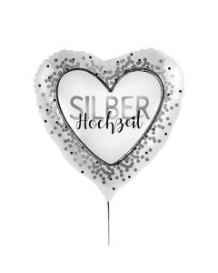 Folienballon - Silberhochzeit