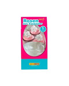 Oblaten-Rosen weiß