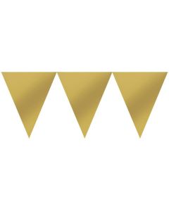 Wimpelkette in gold