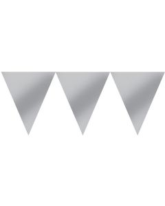 Wimpelkette in silber