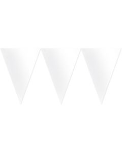 Wimpelkette in weiß