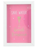 save water drink prosecco