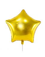 Folienballon in Stern-Form gold-metallisch