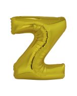 Folienballon Großer Buchstabe Z in Gold