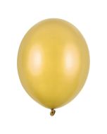 Ballons Strong 30cm, Metallic Gold, 10 Stk