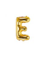 Folienballon Kleiner Buchstabe E in Gold