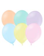 Luftballons pastell bunt (100 Stk.)